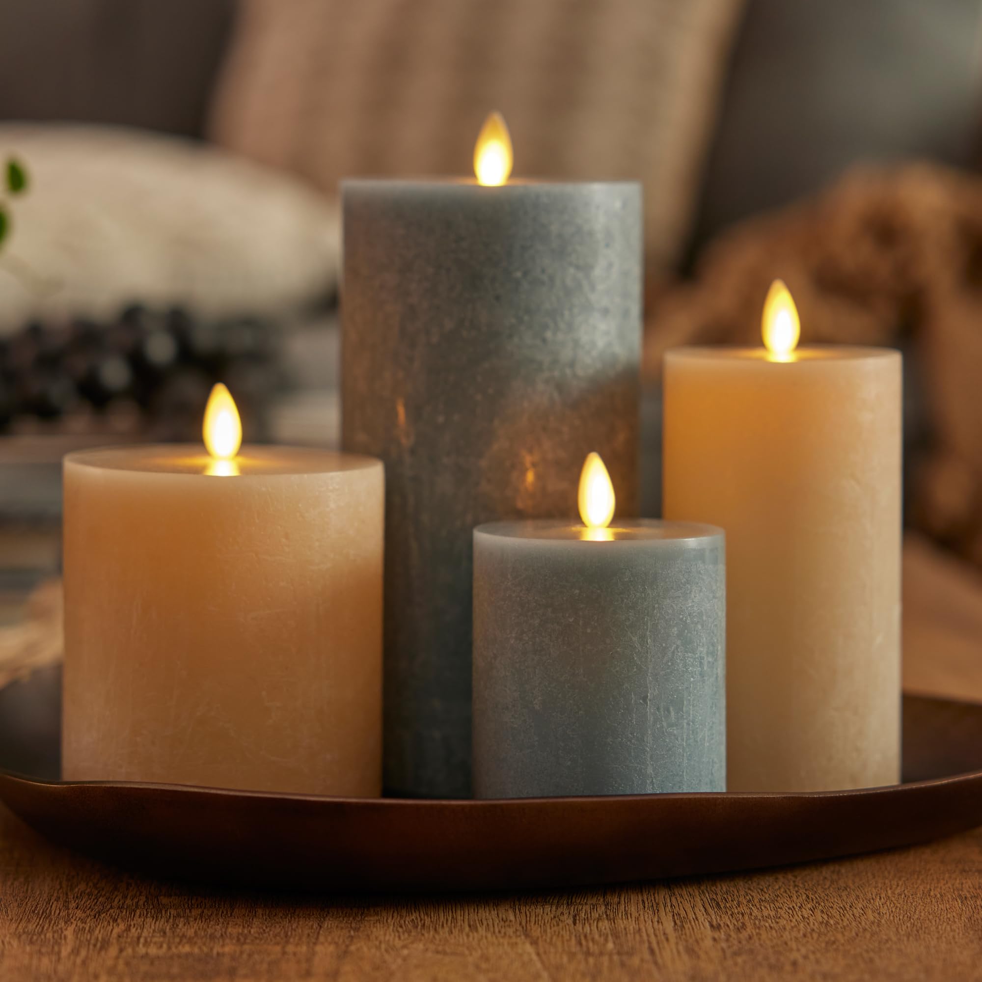 Amazon.com: Luminara Seaglass Rechargeable Flameless LED Candle